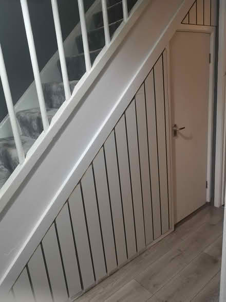Photo of free White paneling with aliminium rails (Cheadle SK8) #3