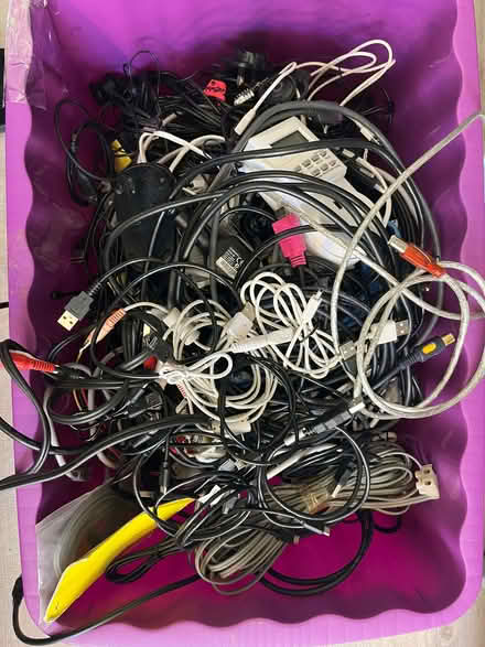 Photo of free Large collection Computer spares cables etc (Trumpsgreen GU25) #1