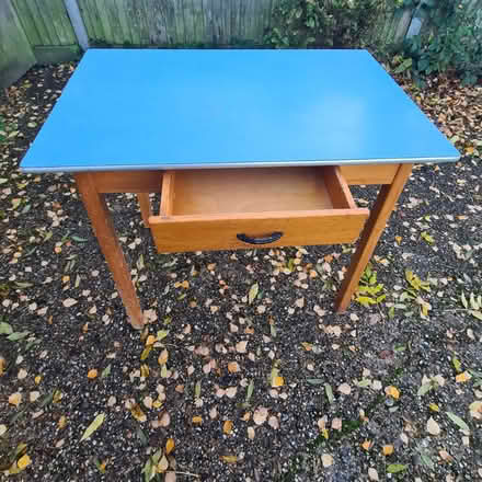 Photo of free Blue Melamjne Kitchen Table (Southgate RH11) #3