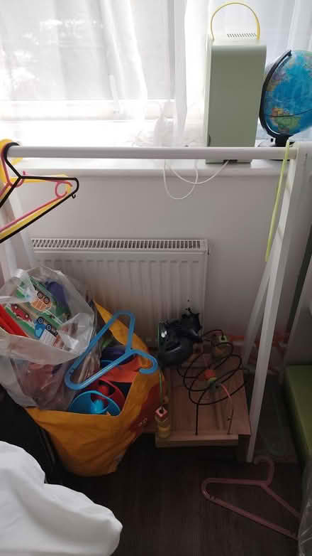 Photo of free Kids wooden clothes rail (CR7) #2