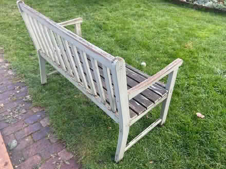 Photo of free Wooden garden bench (Harrogate HG2) #2