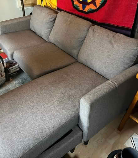 Photo of free Upholstered chair, L shaped sofa (Fort Hill, Roxbury) #2