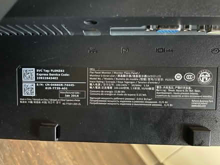 Photo of free Dell monitor 22” (BN3) #2