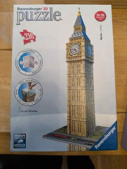 Photo of free Big Ben 3D jigsaw (IP6) #1