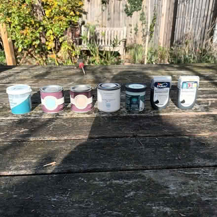 Photo of free tester pots of paint in various colours (Marcham OX13) #1