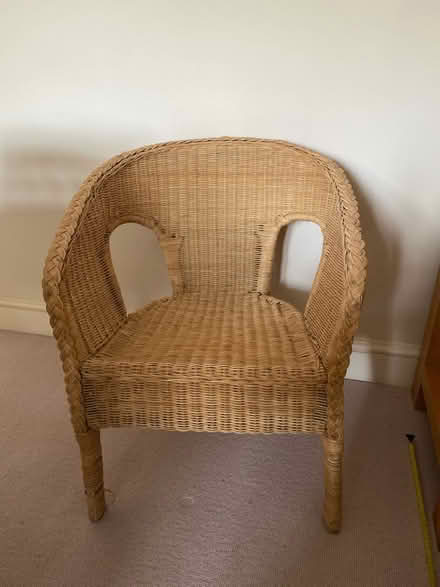 Photo of free Wicker chair (Hillingdon UB10) #1