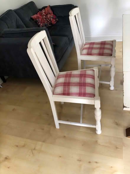 Photo of free Extending solid wood dining table & 4 chairs (Great Moor SK7) #2