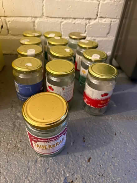 Photo of free 13 x glass jars - 450g (Cowplain PO8) #1