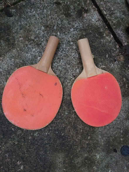 Photo of free 2 table tennis bats (Teignmouth TQ14) #1