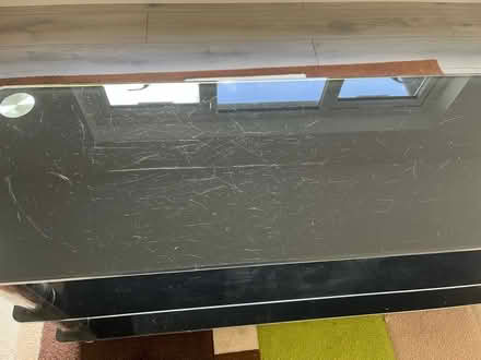 Photo of free Black glass tv table TN14 (Halstead TN14) #3