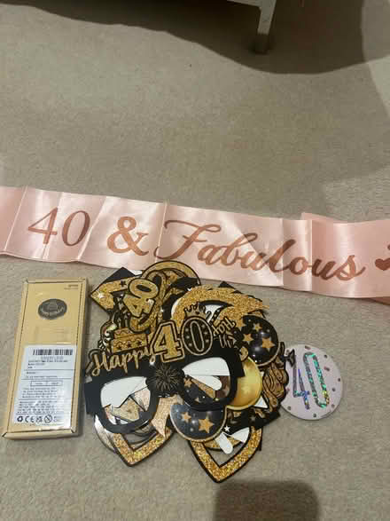 Photo of free 40th birthday accessories (Kidbrooke, SE3) #1