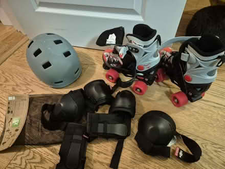 Photo of free Roller skates and protective gear (Broadbridge Heath) #1