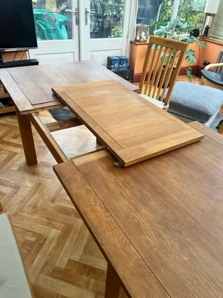 Photo of free Solid Wood dining table (6-8 per) (Barnes SW13) #3