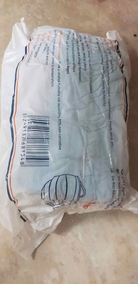 Photo of free Pack of blue face nasks (WF4 Horbury) #2