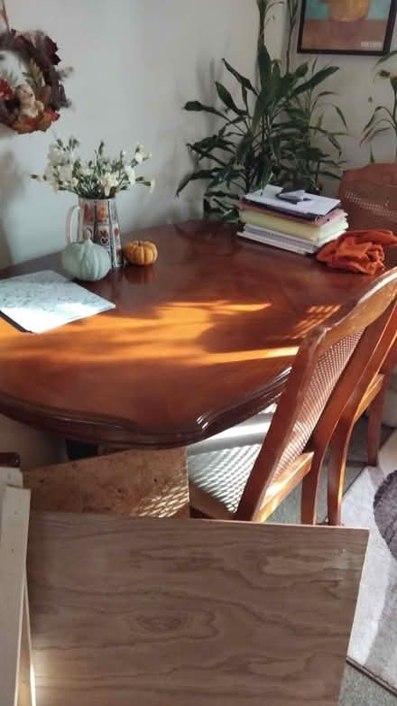 Photo of free Long drop leaf table and chairs (Gedling NG4) #3