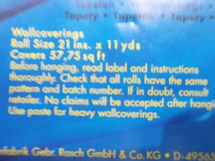 Photo of free Vinyl wallpaper (Haywards Heath RH16) #4