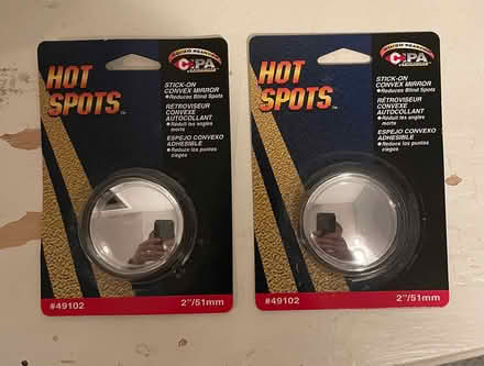 Photo of free 2” stick on mirrors (Alta vista / riverside) #1