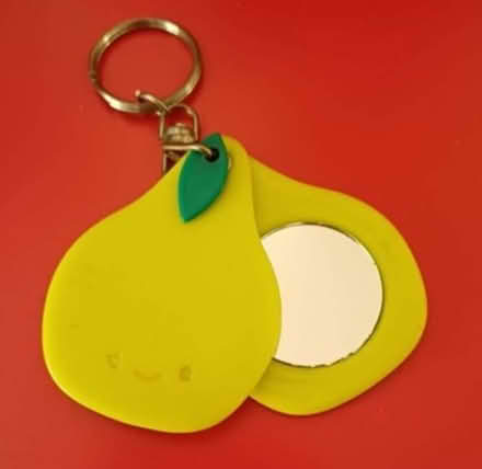 Photo of free Pear-shaped keyring with mirror (Bradbourne Lakes TN13) #2