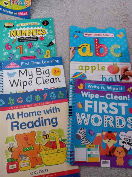 Photo of free Wipe clean letters/ numbers work books (Corsham SN13) #3