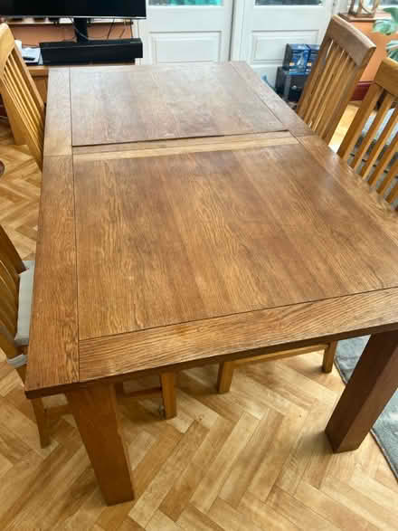 Photo of free Solid Wood dining table (6-8 per) (Barnes SW13) #1