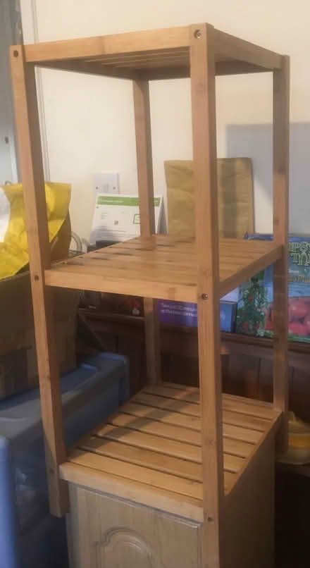 Photo of free Ikea, Wooden 3 Tier, Shelving Unit (Liverpool L6) #2