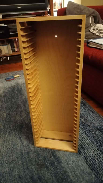 Photo of free Wooden DVD storage unit (Merton Park SW19) #1