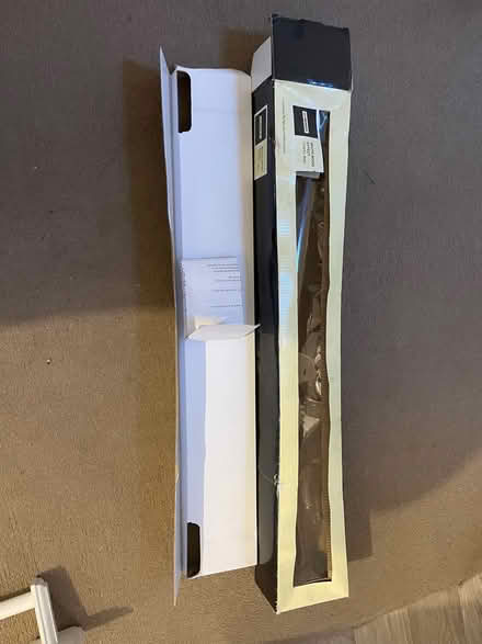 Photo of free White wooden bathroom towel rail (Twyford OX17) #1