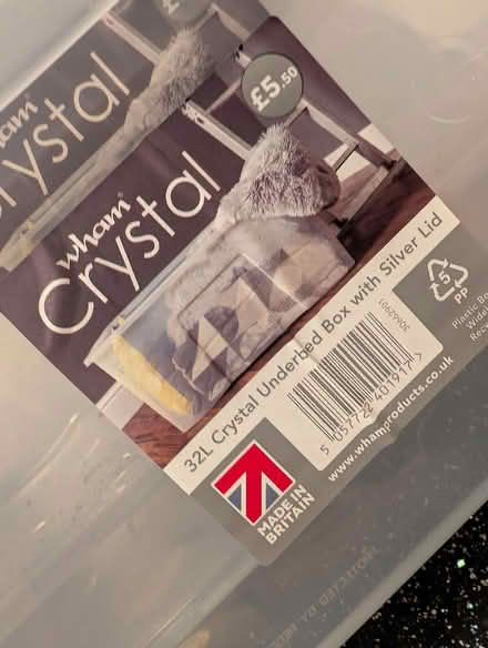 Photo of free 3 underbed plastic tubs (Crewe CW1) #2