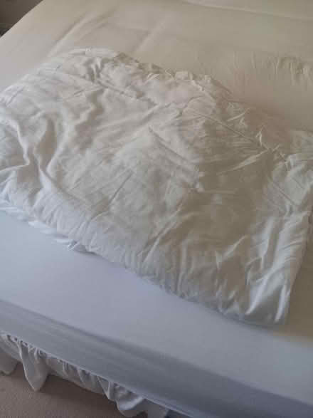 Photo of free Single 4.5tog duvet washed from a smoke and pet free home (Fords Farm RG30) #1