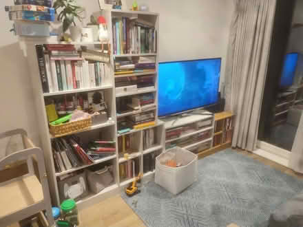 Photo of free Book shelf / storage / TV unit (SE8 deptford) #1