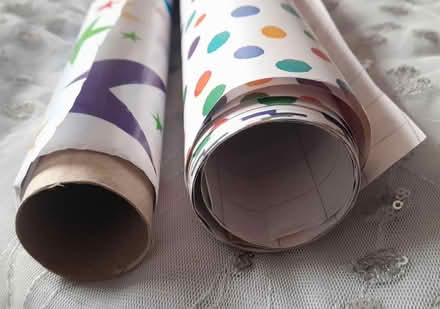 Photo of free 2 rolls birthday wrapping paper (Burgess hill) #2
