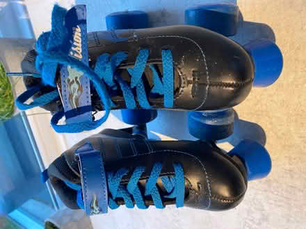 Photo of free Size child 13 blue roller boots (WA5) #2