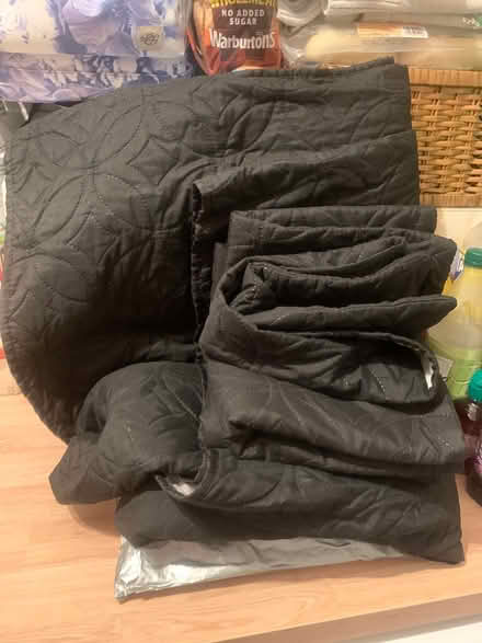 Photo of free Black throw and pillow cases (Gleadless S14) #1
