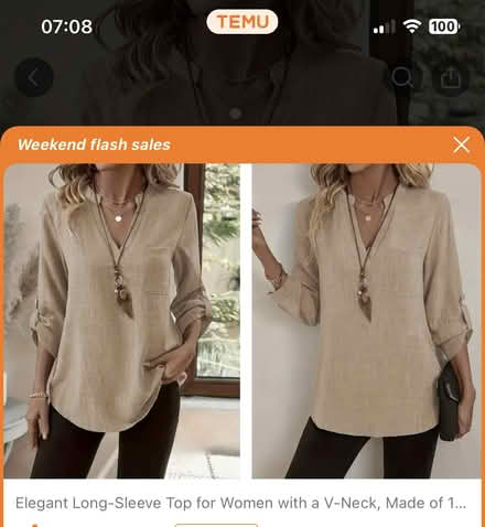 Photo of free new blouse (Heath and Reach LU7) #1