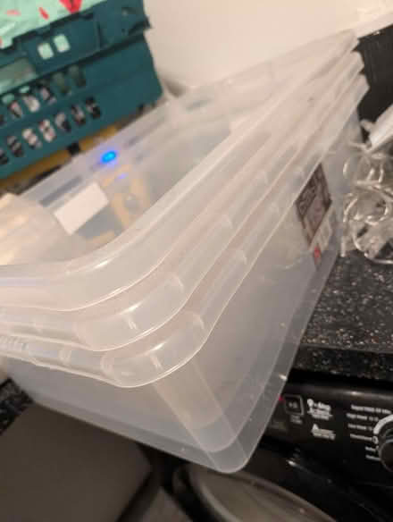 Photo of free 3 underbed plastic tubs (Crewe CW1) #1