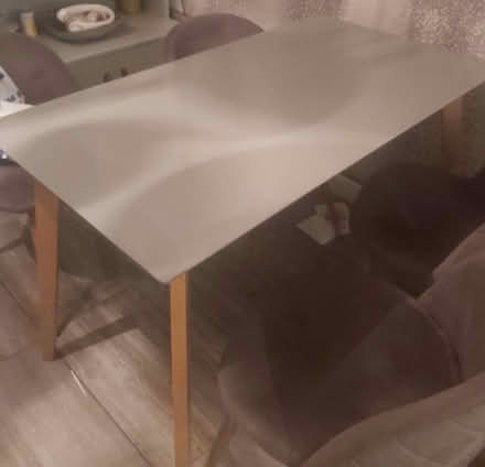 Photo of free Grey wall unit and Grey table (Boldmere B73) #1