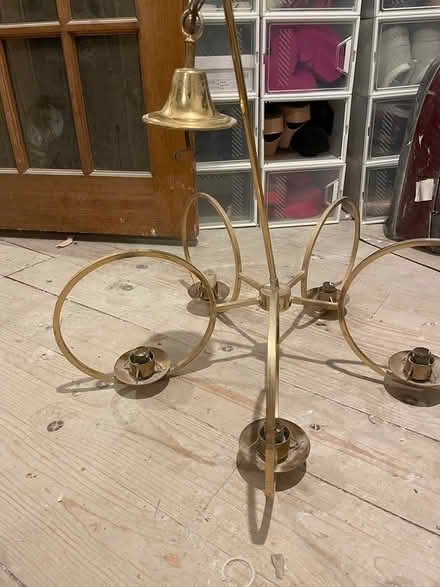 Photo of free Gold vintage ceiling light (Drimnagh) #2