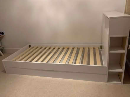 Photo of free Single bed with in-built shelves and trundle (Fordwich SG14) #3