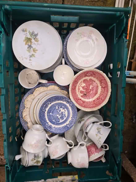 Photo of free 3 crates of China cups plates etc (Twerton) #3