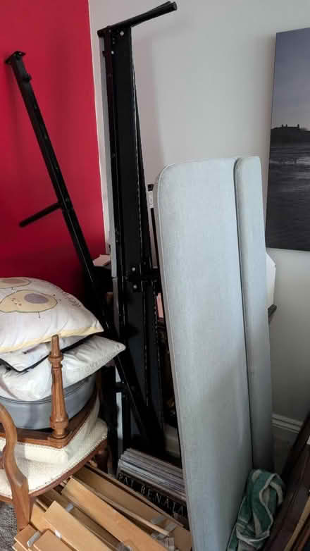 Photo of free IKEA slattum double bed frame (Woodmancote) #2