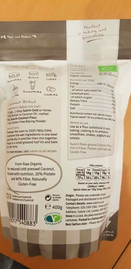 Photo of free Coconut flour (Church RG2) #3