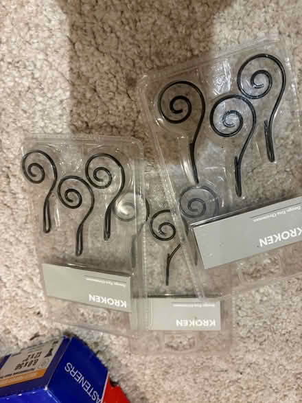 Photo of free Curtain or photo hooks for a wire (Beverstone GL8) #1