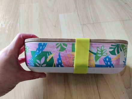 Photo of free Patterned bamboo lunchbox (Cogges OX28) #2