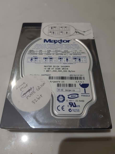 Photo of free 15Gb Maxtor IDE 5400RPM hard disk drive (Southmead BS10) #1