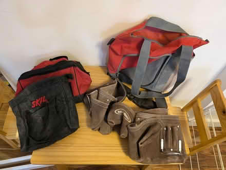 Photo of free Construction bags and belt (146th & Amsterdam Ave) #1