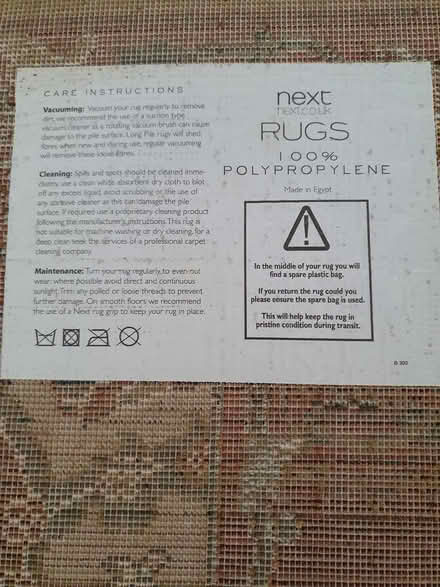 Photo of free Next rug - runner (Aldershot GU12) #3