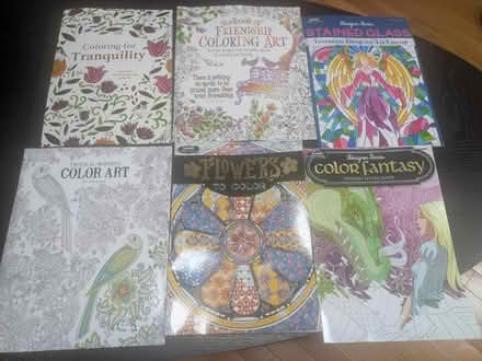 Photo of free Six Adult Coloring Books (Frederick, MD) #1