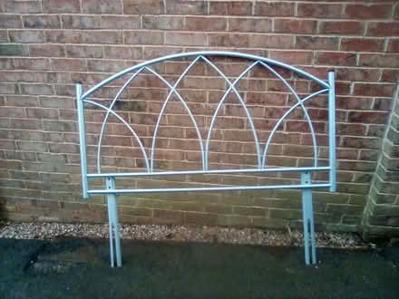 Photo of free Metal head board for double bed (Bradway, S17 S17) #1