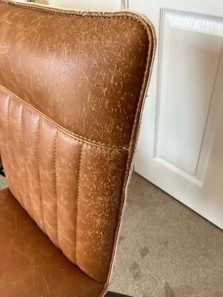 Photo of free Cooper dining chairs x 2 - leather (Norfolk Park S2) #4