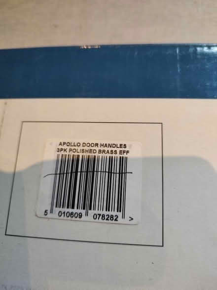 Photo of free 3 pairs of polished brass effect door handles (Tilekiln TN38) #3